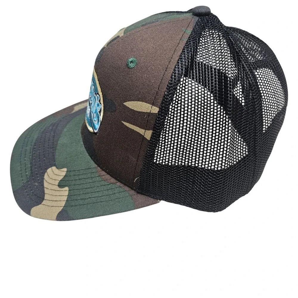 Outdoor Cap Pedersons Natural Farms‎ Camo Trucker Hat Mesh Back Adjustable...